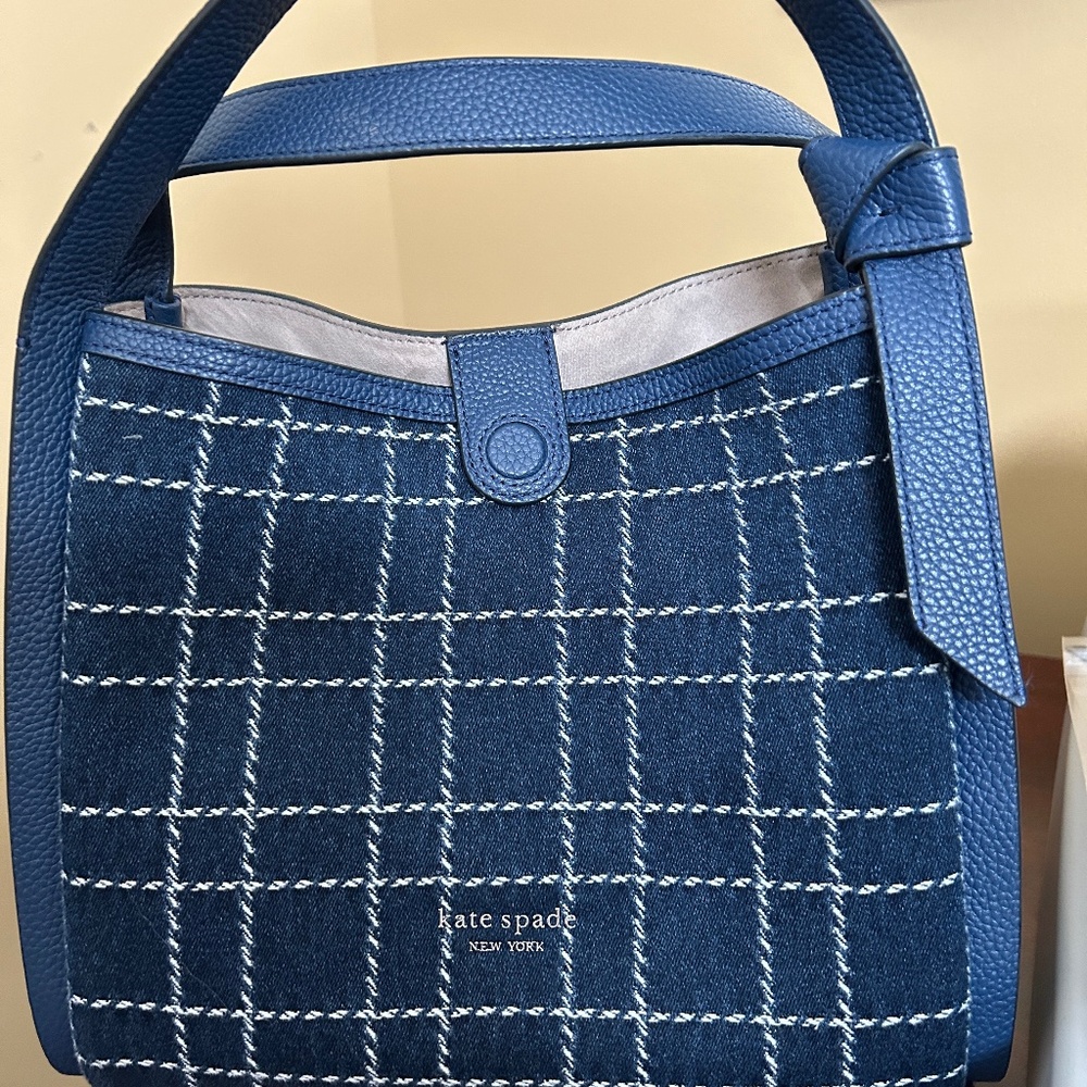 Genuine Kate Spade Indigo Handle Bag Medium EXCELLENT CONDITION